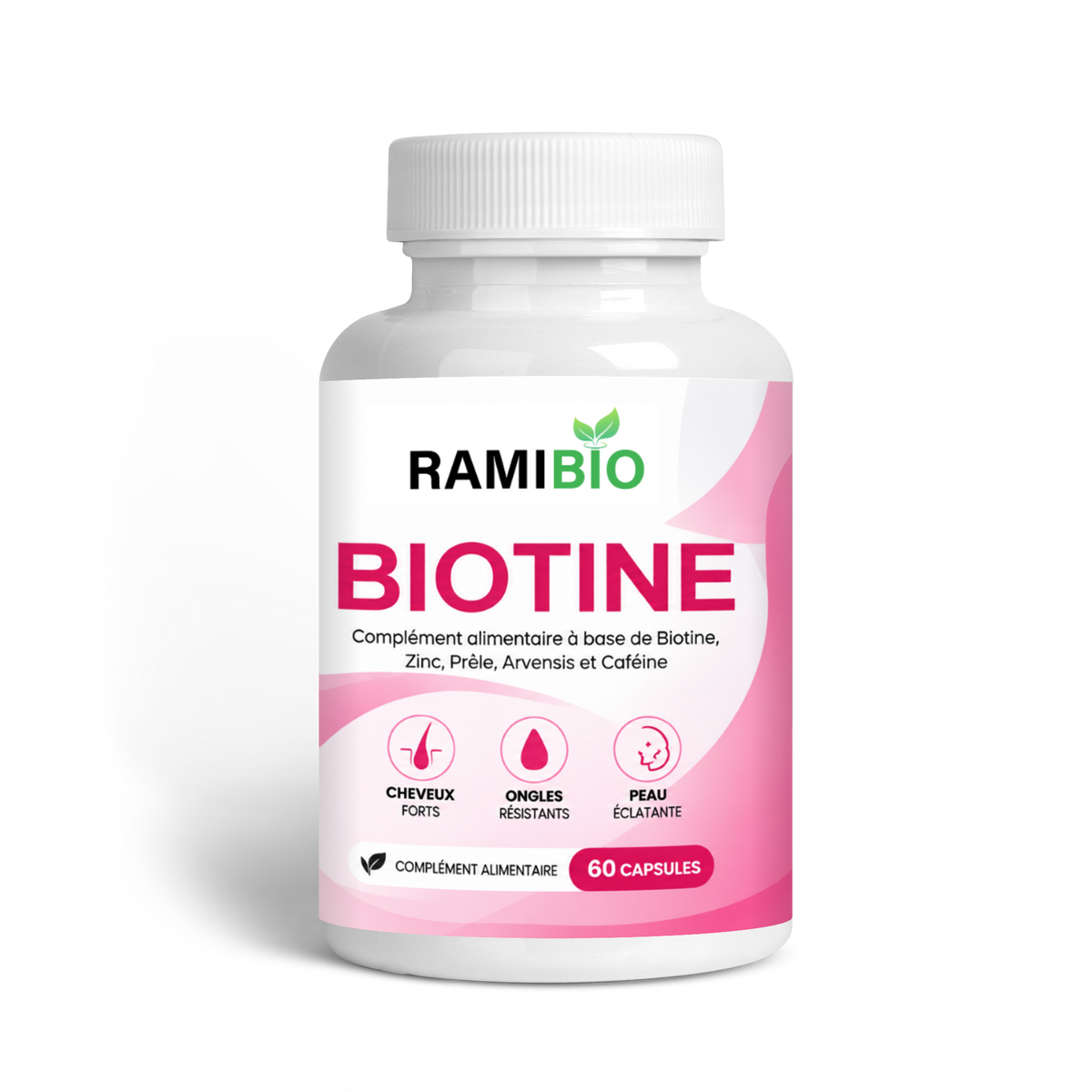 RAMIBIO BIOTINE+ Biotine | Cheveux, Peau & Ongles
