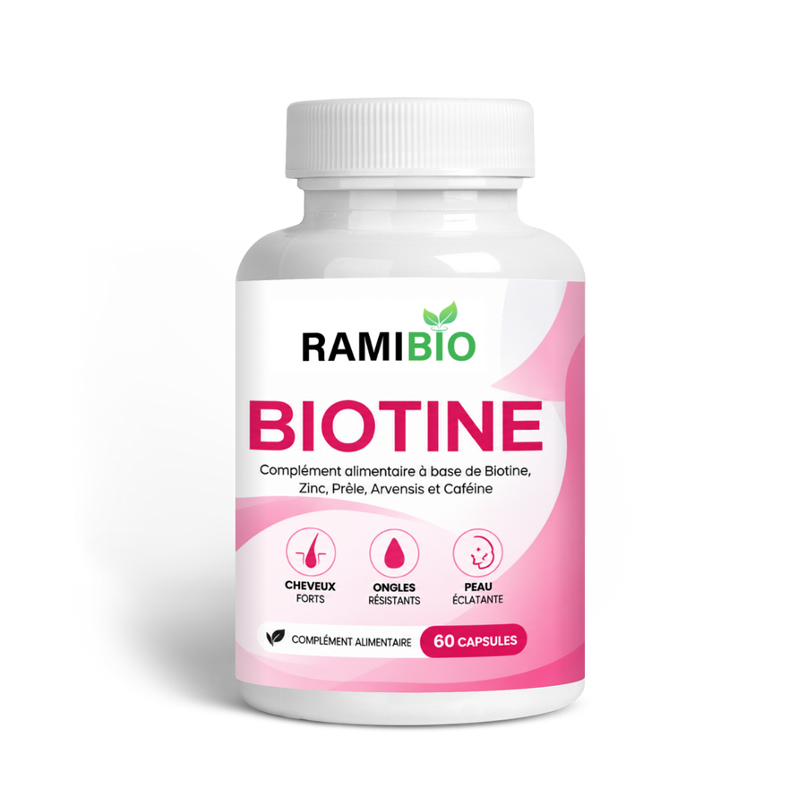 RAMIBIO BIOTINE+ Biotine | Cheveux, Peau & Ongles